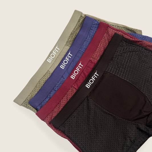 BIOFIT® Heren Bamboe Boxershorts 5-Pack Multicolor + 5 GRATIS: Zijdezacht & Ademend